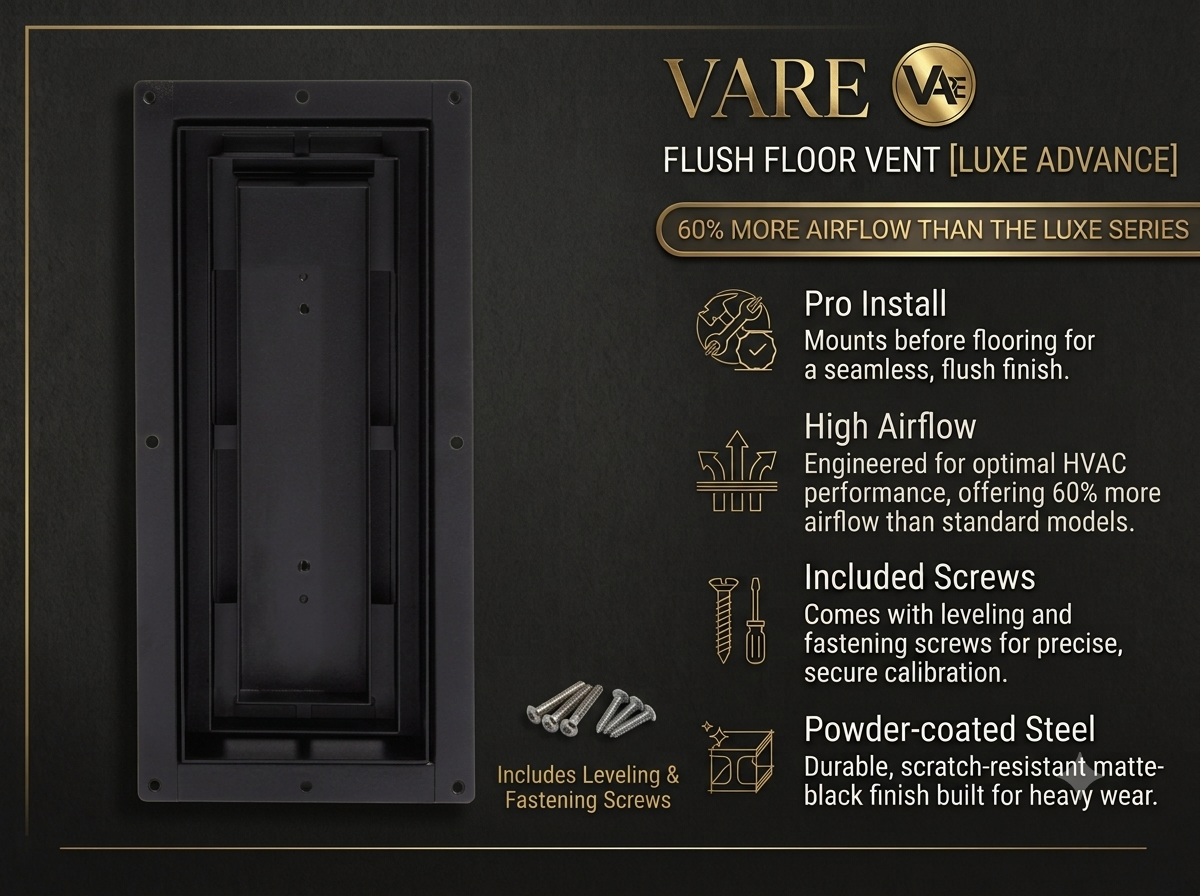 Vare Flush Floor Vent [Luxe Advance]