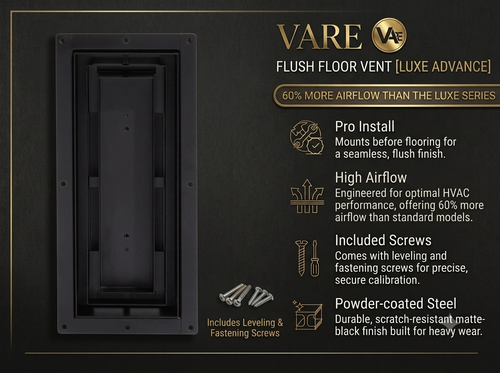Vare Flush Floor Vent [Luxe Advance]